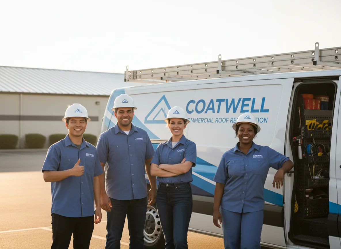 Commercial roof coating company in Central City, PA